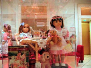 Dolls catching the eye.
